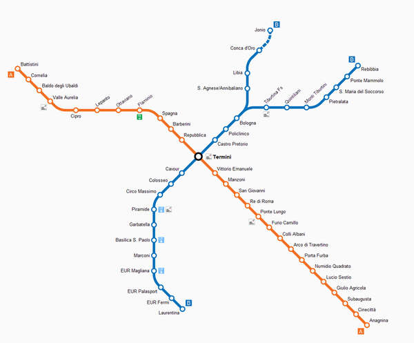 Rome-Metro-Map
